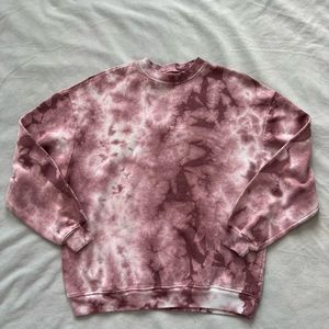 Tie dye crew neck
